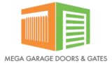 mega garage doors & gates logo